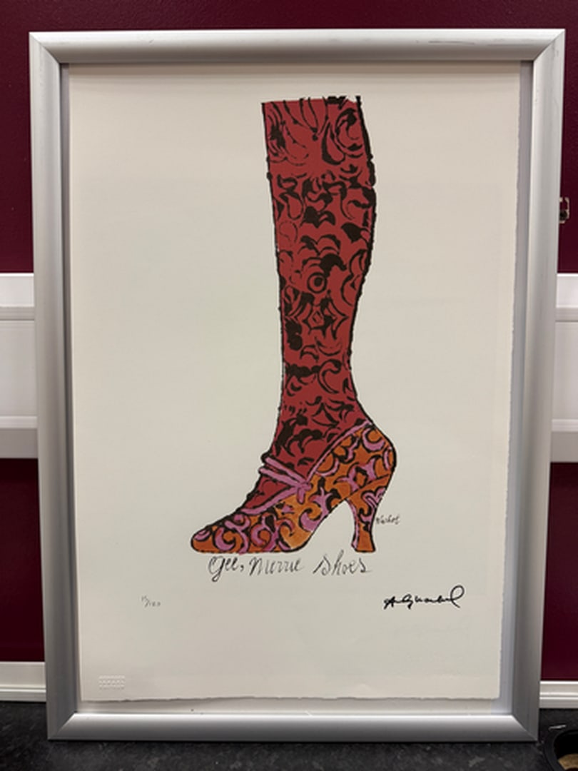 ANDY Warhol, Original, Print, Limited edition, Plate signed: Andy Warhol edition Arabic numbering - numbering 100 copies - Approximate dimensions of the sheet 57.3 x 38.4 cm - INTONSO / IRREGULAR SHEET on 4 sides, weight between 180/210 - Watermark on Arches Fr