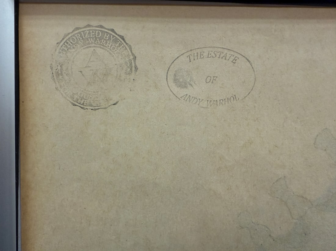 Andy Warhol- (After) Drawing on Paper. Signed Stamped on verso, - 3