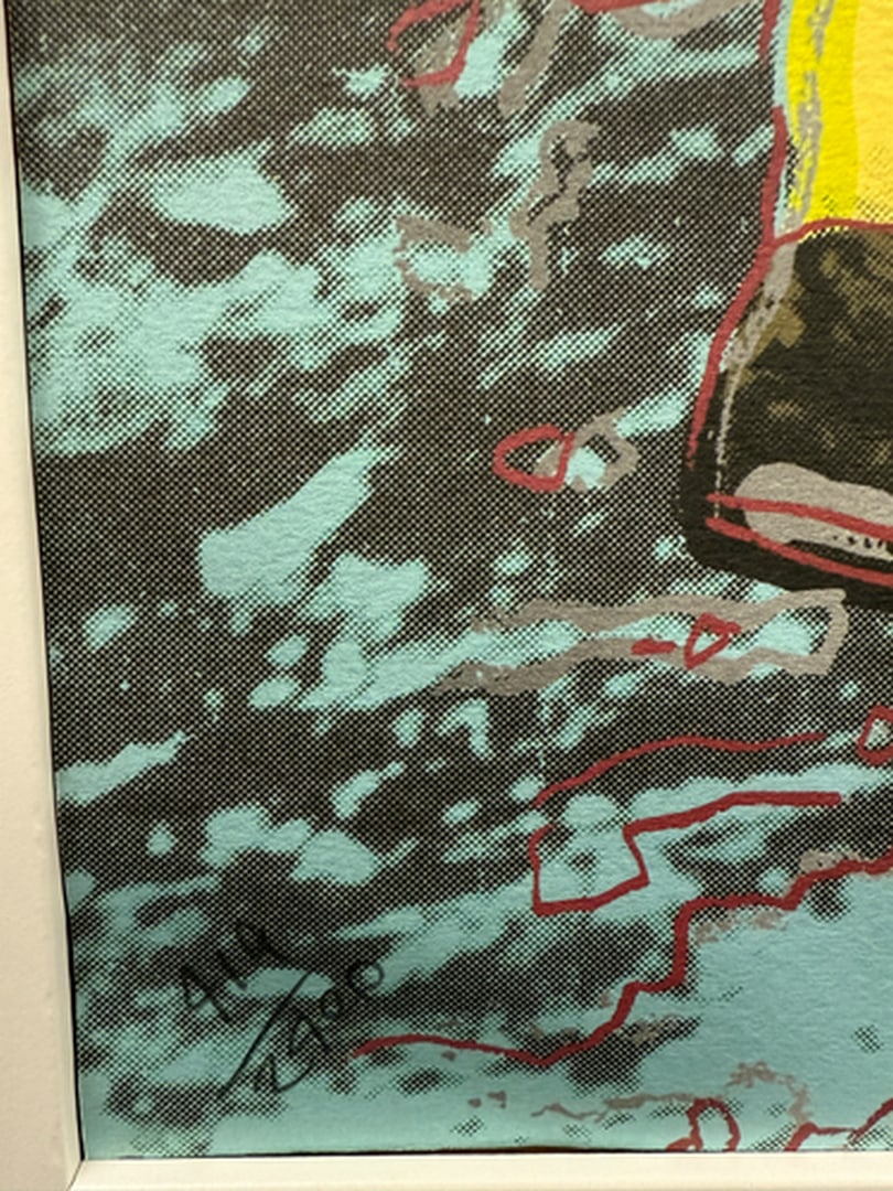 ANDY WARHOL RARE 1986 LMD ED LARGE FINE ART LITHOGRAPH PRINT~(23 1/2"" W X 23 5/8"" H) - 3