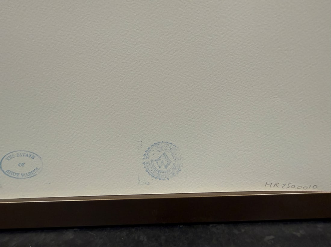 Andy Warhol, (After) Original Print, Limited Edition, Seal, Hand signed And Numbered - 4