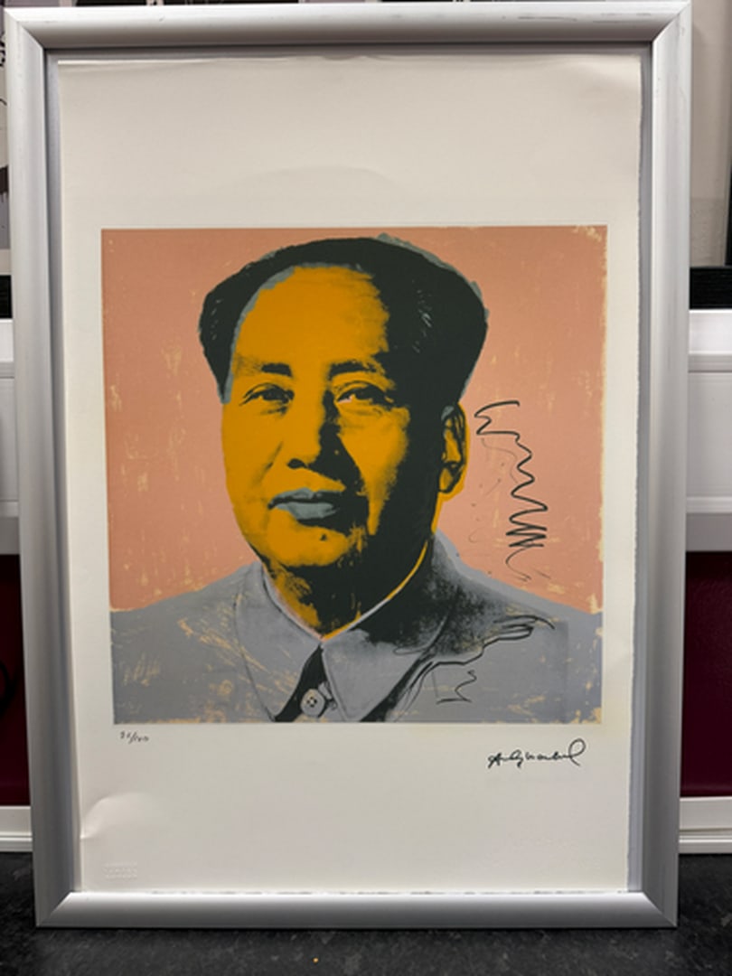 ANDY Warhol, Original, Print, Limited edition, Plate signed: Andy Warhol edition Arabic numbering - numbering 100 copies - Approximate dimensions of the sheet 57.3 x 38.4 cm - INTONSO / IRREGULAR SHEET on 4 sides, weight between 180/210 - Watermark on Arches Fr