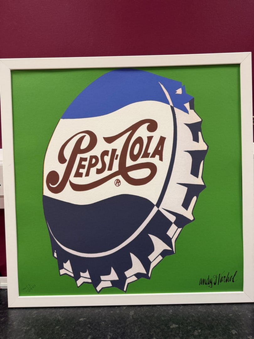 ANDY WARHOL RARE 1986 LMD ED LARGE FINE ART LITHOGRAPH PRINT~(23 1/2"" W X 23 5/8"" H) (1 of 3)