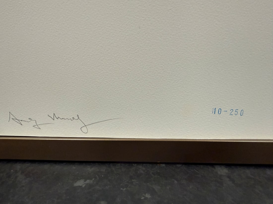 Andy Warhol, (After) Original Print, Limited Edition, Seal, Hand signed And Numbered - 3