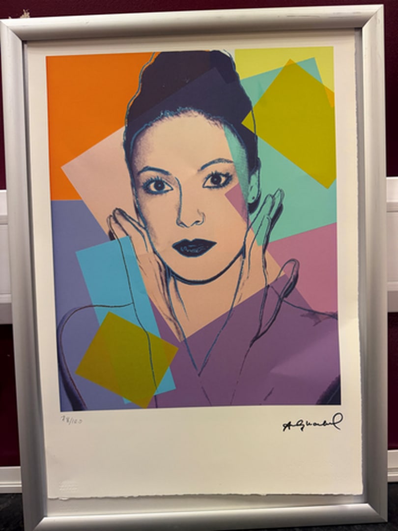 ANDY Warhol, Original, Print, Limited edition, Plate signed: Andy Warhol edition Arabic numbering - numbering 100 copies - Approximate dimensions of the sheet 57.3 x 38.4 cm - INTONSO / IRREGULAR SHEET on 4 sides, weight between 180/210 - Watermark on Arches Fr