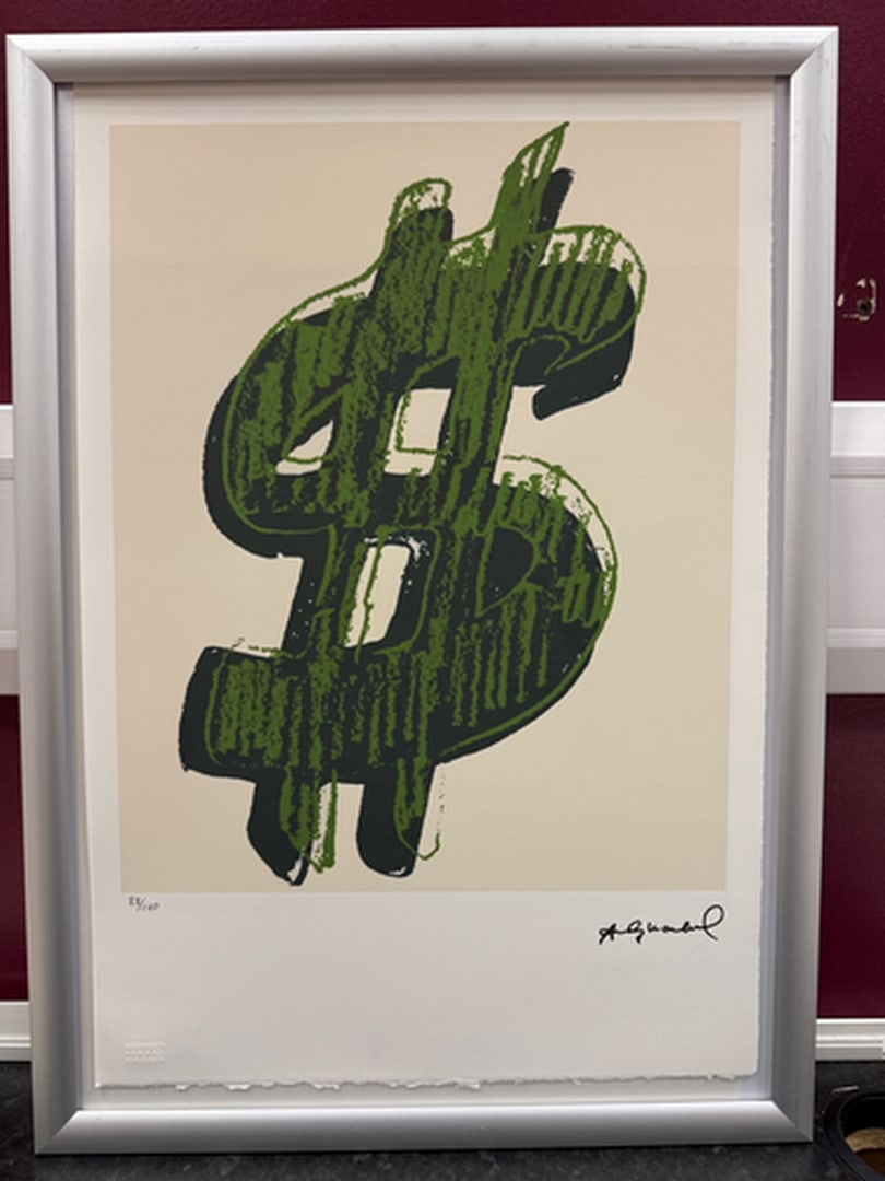 ANDY Warhol, Original, Print, Limited edition, Plate signed: Andy Warhol edition Arabic numbering - numbering 100 copies - Approximate dimensions of the sheet 57.3 x 38.4 cm - INTONSO / IRREGULAR SHEET on 4 sides, weight between 180/210 - Watermark on Arches Fr