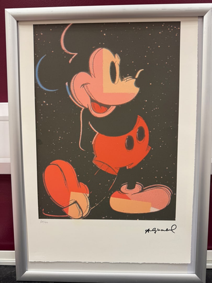 ANDY Warhol, Original, Print, Limited edition, Plate signed: Andy Warhol edition Arabic numbering - numbering 100 copies - Approximate dimensions of the sheet 57.3 x 38.4 cm - INTONSO / IRREGULAR SHEET on 4 sides, weight between 180/210 - Watermark on Arches Fr