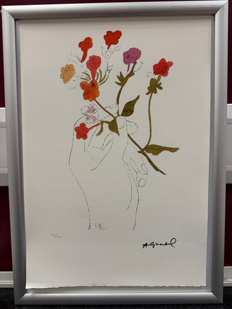 ANDY Warhol, Original, Print, Limited edition, Plate signed: Andy Warhol edition Arabic numbering - numbering 100 copies - Approximate dimensions of the sheet 57.3 x 38.4 cm - INTONSO / IRREGULAR SHEET on 4 sides, weight between 180/210 - Watermark on Arches Fr