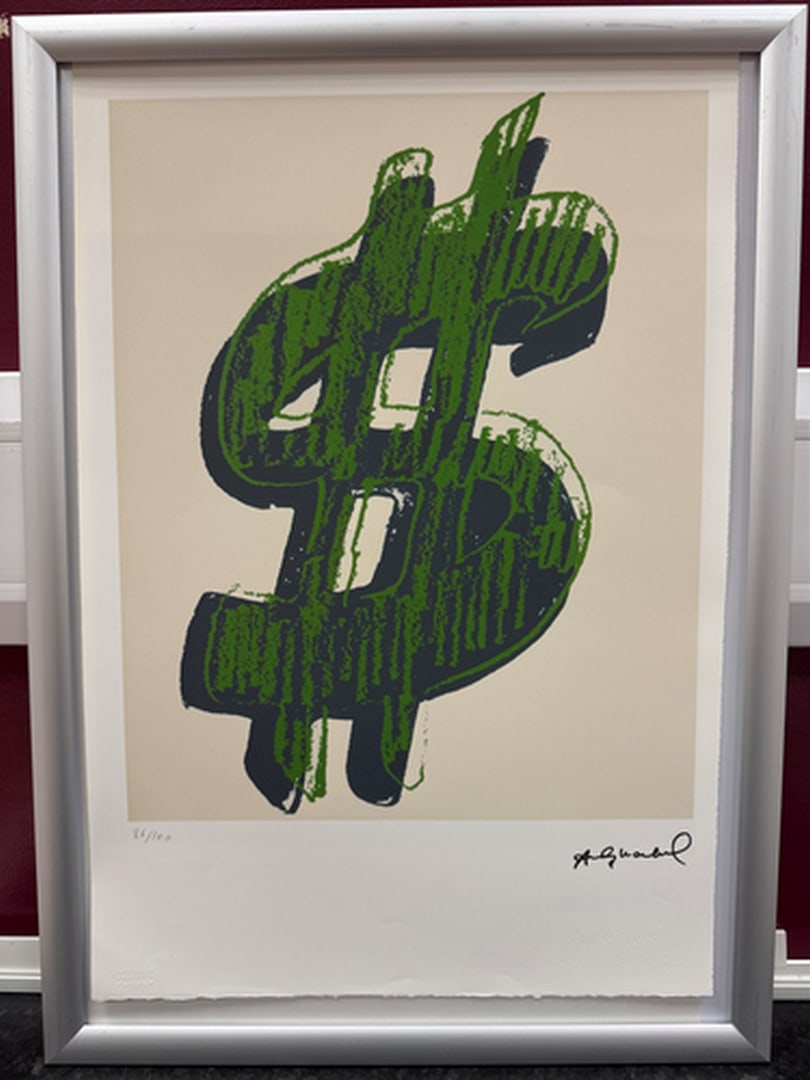 ANDY Warhol, Original, Print, Limited edition, Plate signed: Andy Warhol edition Arabic numbering - numbering 100 copies - Approximate dimensions of the sheet 57.3 x 38.4 cm - INTONSO / IRREGULAR SHEET on 4 sides, weight between 180/210 - Watermark on Arches Fr