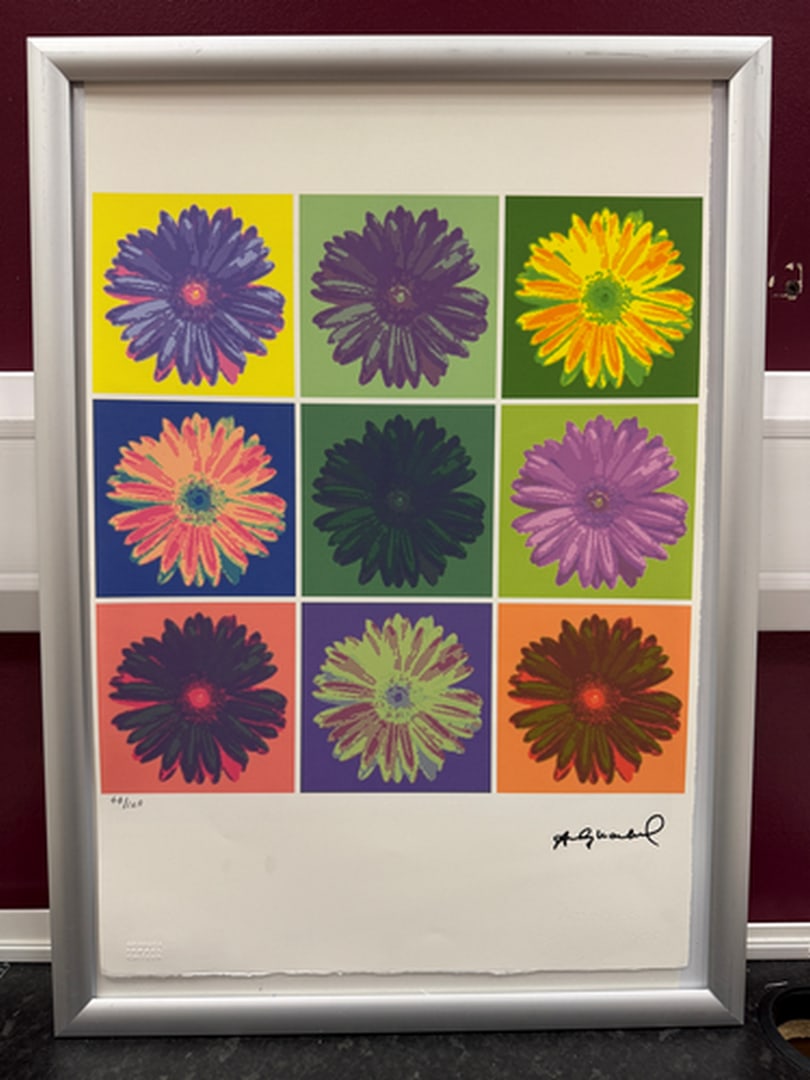 ANDY Warhol, Original, Print, Limited edition, Plate signed: Andy Warhol edition Arabic numbering - numbering 100 copies - Approximate dimensions of the sheet 57.3 x 38.4 cm - INTONSO / IRREGULAR SHEET on 4 sides, weight between 180/210 - Watermark on Arches Fr