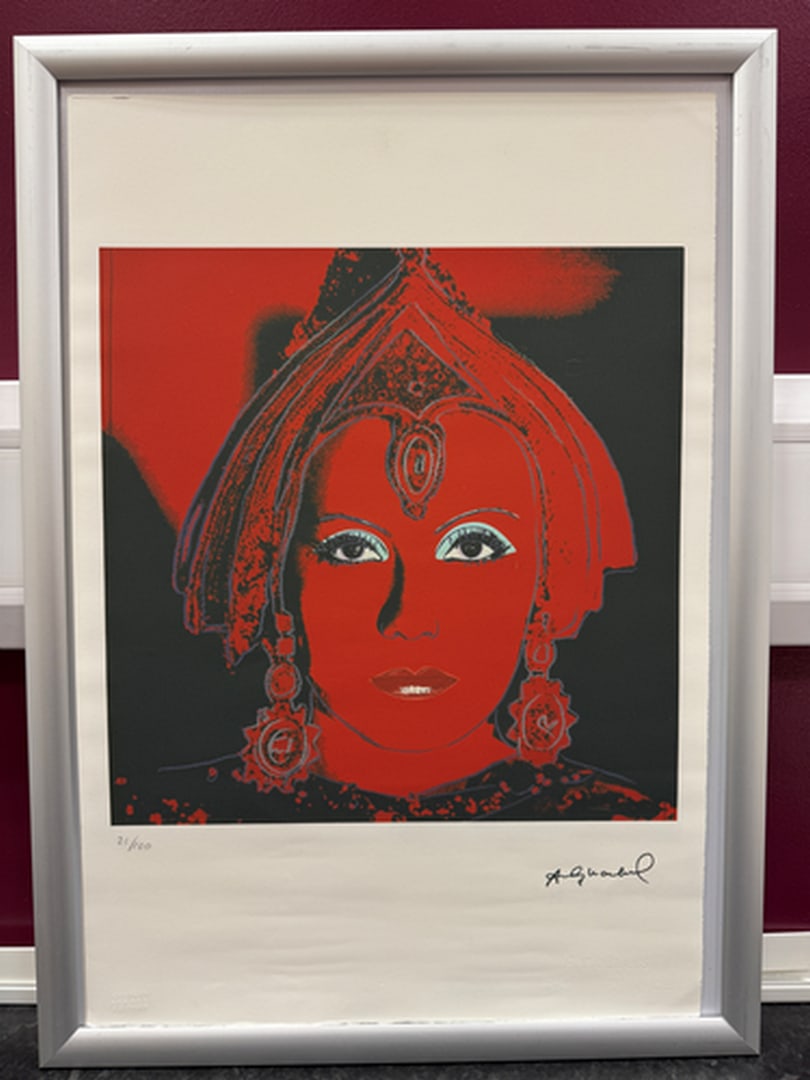 ANDY Warhol, Original, Print, Limited edition, Plate signed: Andy Warhol edition Arabic numbering - numbering 100 copies - Approximate dimensions of the sheet 57.3 x 38.4 cm - INTONSO / IRREGULAR SHEET on 4 sides, weight between 180/210 - Watermark on Arches Fr