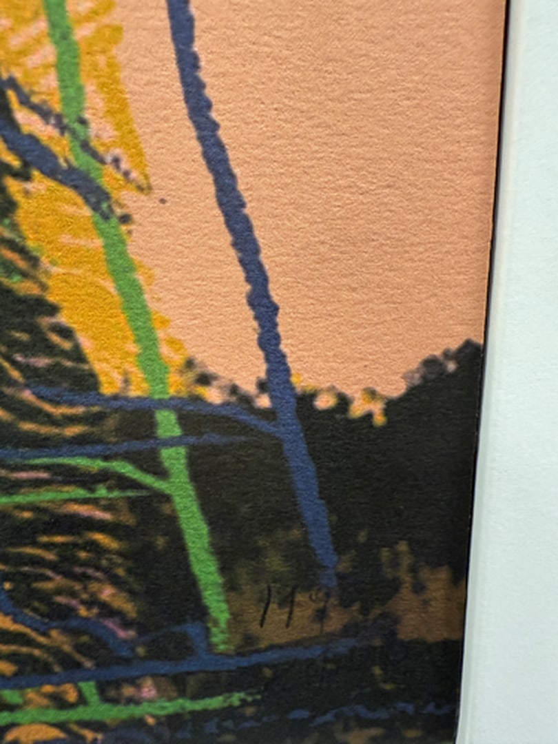 ANDY WARHOL RARE 1986 LMD ED LARGE FINE ART LITHOGRAPH PRINT~(23 1/2"" W X 23 5/8"" H) - 3