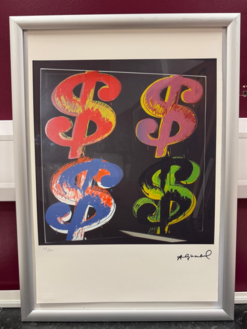 ANDY Warhol, Original, Print, Limited edition, Plate signed: Andy Warhol edition Arabic numbering - numbering 100 copies - Approximate dimensions of the sheet 57.3 x 38.4 cm - INTONSO / IRREGULAR SHEET on 4 sides, weight between 180/210 - Watermark on Arches Fr