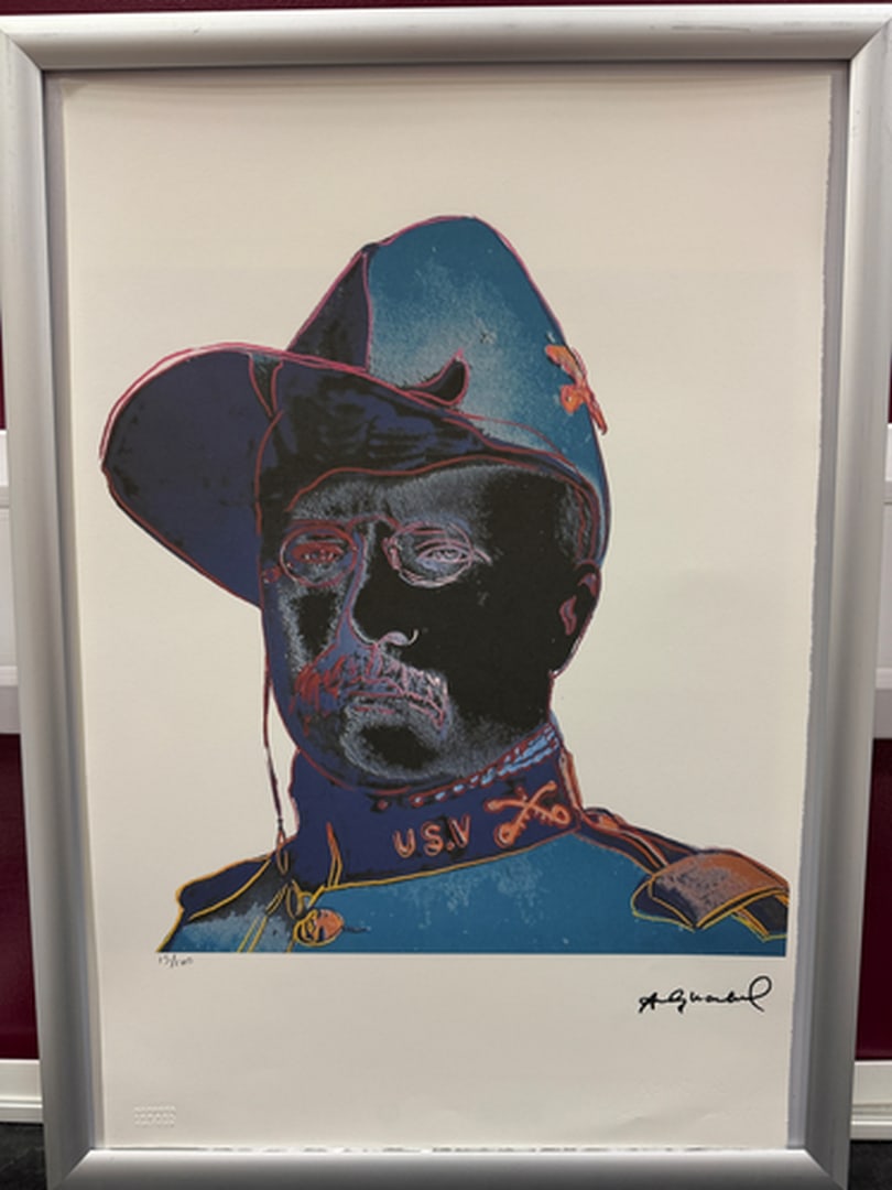 ANDY Warhol, Original, Print, Limited edition, Plate signed: Andy Warhol edition Arabic numbering - numbering 100 copies - Approximate dimensions of the sheet 57.3 x 38.4 cm - INTONSO / IRREGULAR SHEET on 4 sides, weight between 180/210 - Watermark on Arches Fr