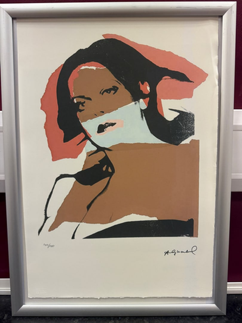 ANDY Warhol, Original, Print, Limited edition, Plate signed: Andy Warhol edition Arabic numbering - numbering 100 copies - Approximate dimensions of the sheet 57.3 x 38.4 cm - INTONSO / IRREGULAR SHEET on 4 sides, weight between 180/210 - Watermark on Arches Fr