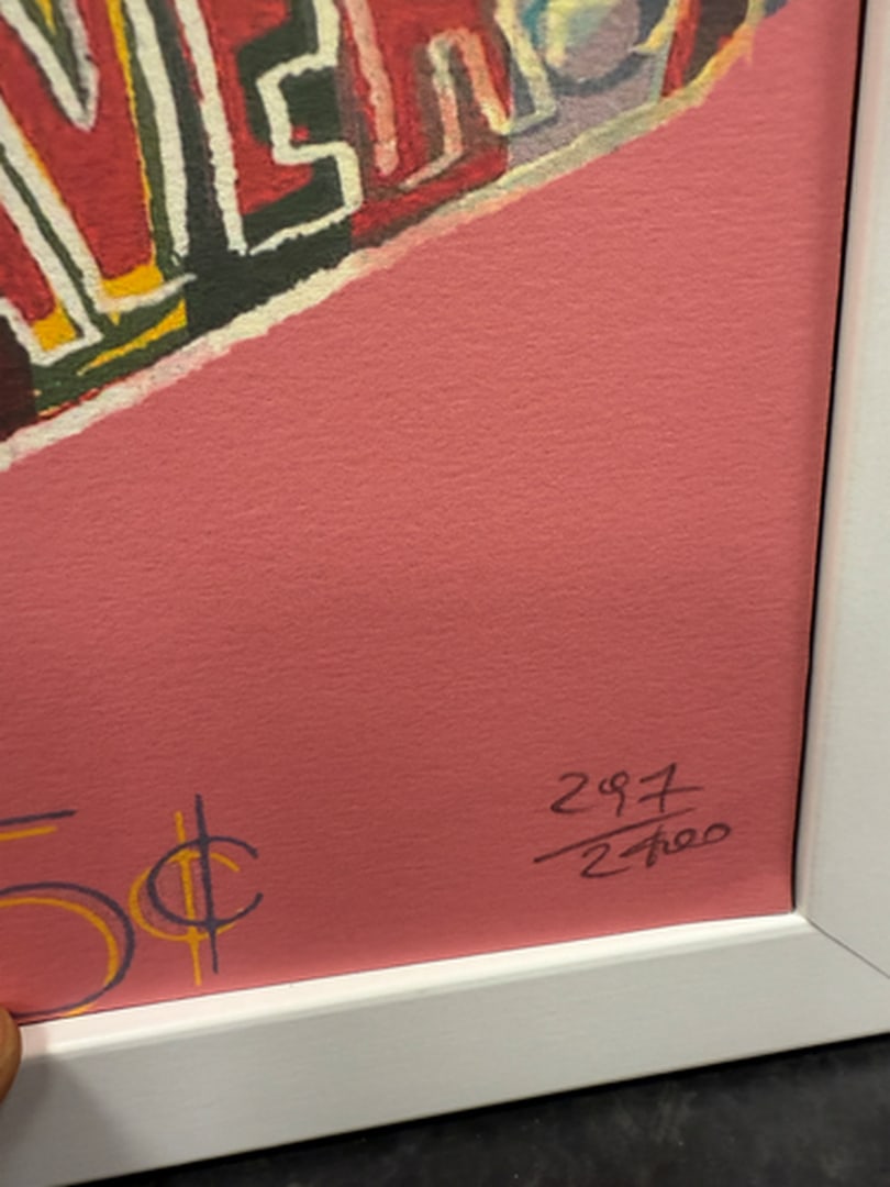 ANDY WARHOL RARE 1986 LMD ED LARGE FINE ART LITHOGRAPH PRINT~(23 1/2"" W X 23 5/8"" H) - 3