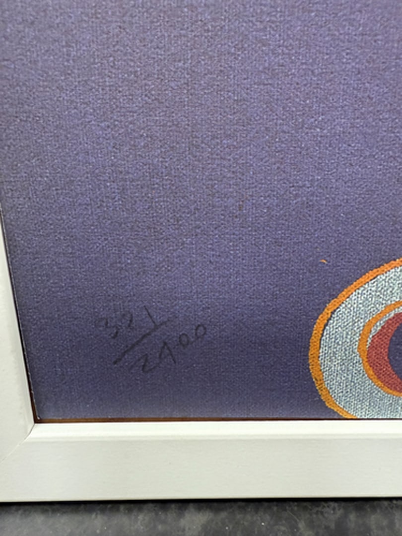 ANDY WARHOL RARE 1986 LMD ED LARGE FINE ART LITHOGRAPH PRINT~(23 1/2"" W X 23 5/8"" H) - 3