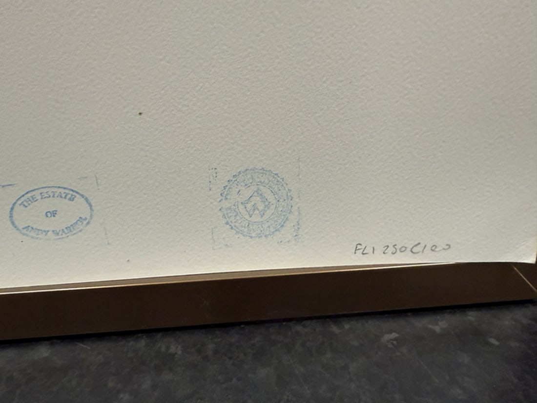 Andy Warhol, (After) Original Print, Limited Edition, Seal, Hand signed And Numbered - 5