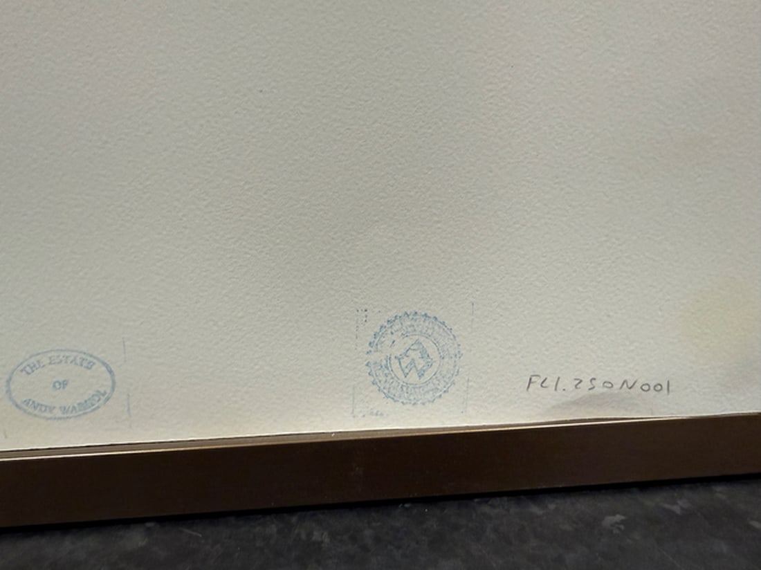 Andy Warhol, (After) Original Print, Limited Edition, Seal, Hand signed And Numbered - 4