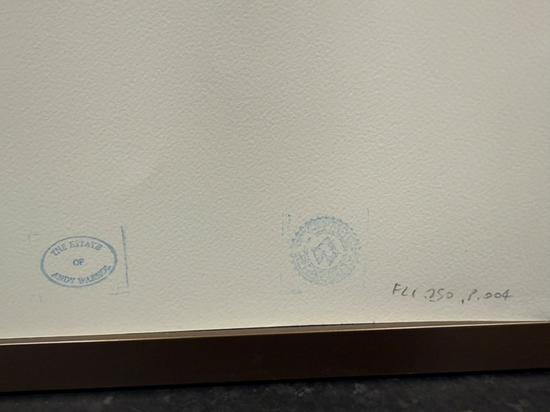 Andy Warhol, (After) Original Print, Limited Edition, Seal, Hand signed And Numbered - 4