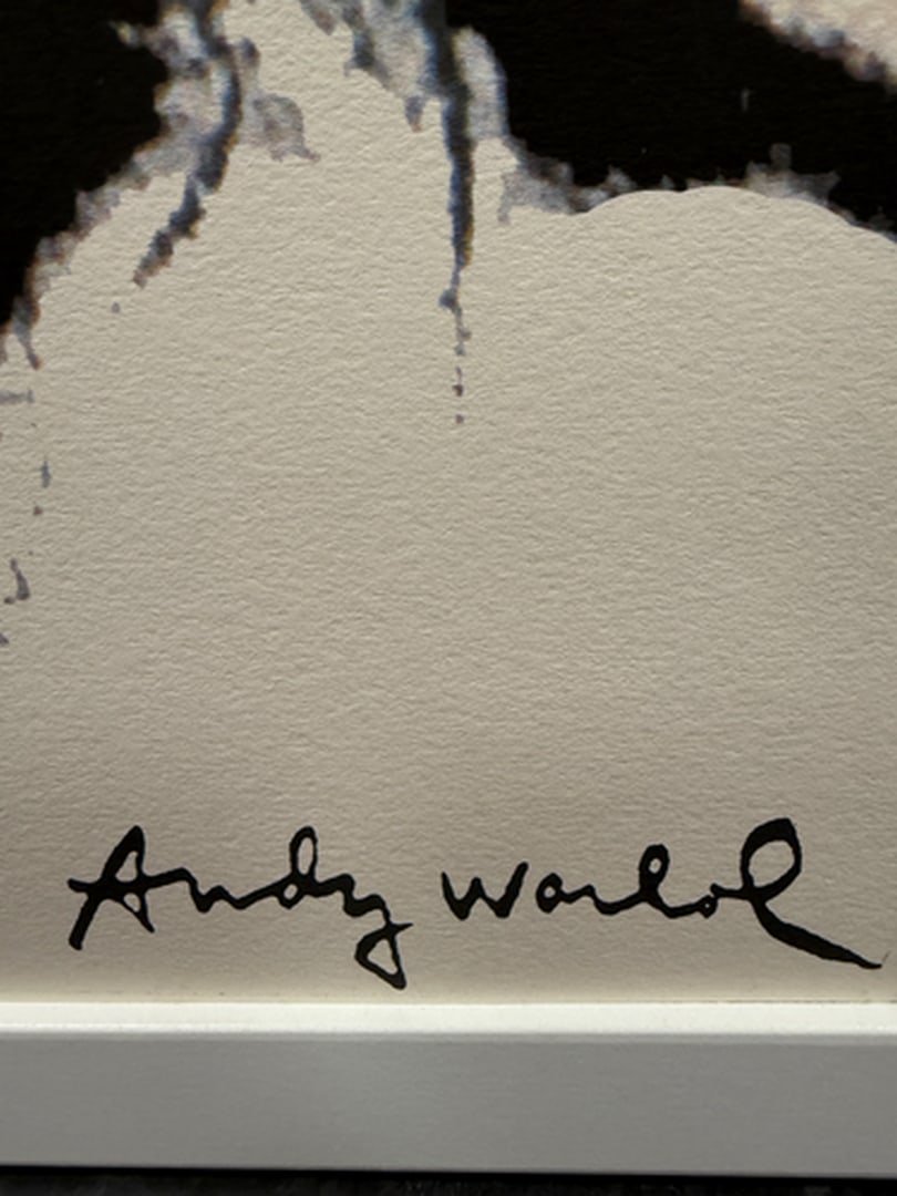 ANDY WARHOL RARE 1986 LMD ED LARGE FINE ART LITHOGRAPH PRINT~(23 1/2"" W X 23 5/8"" H) - 2