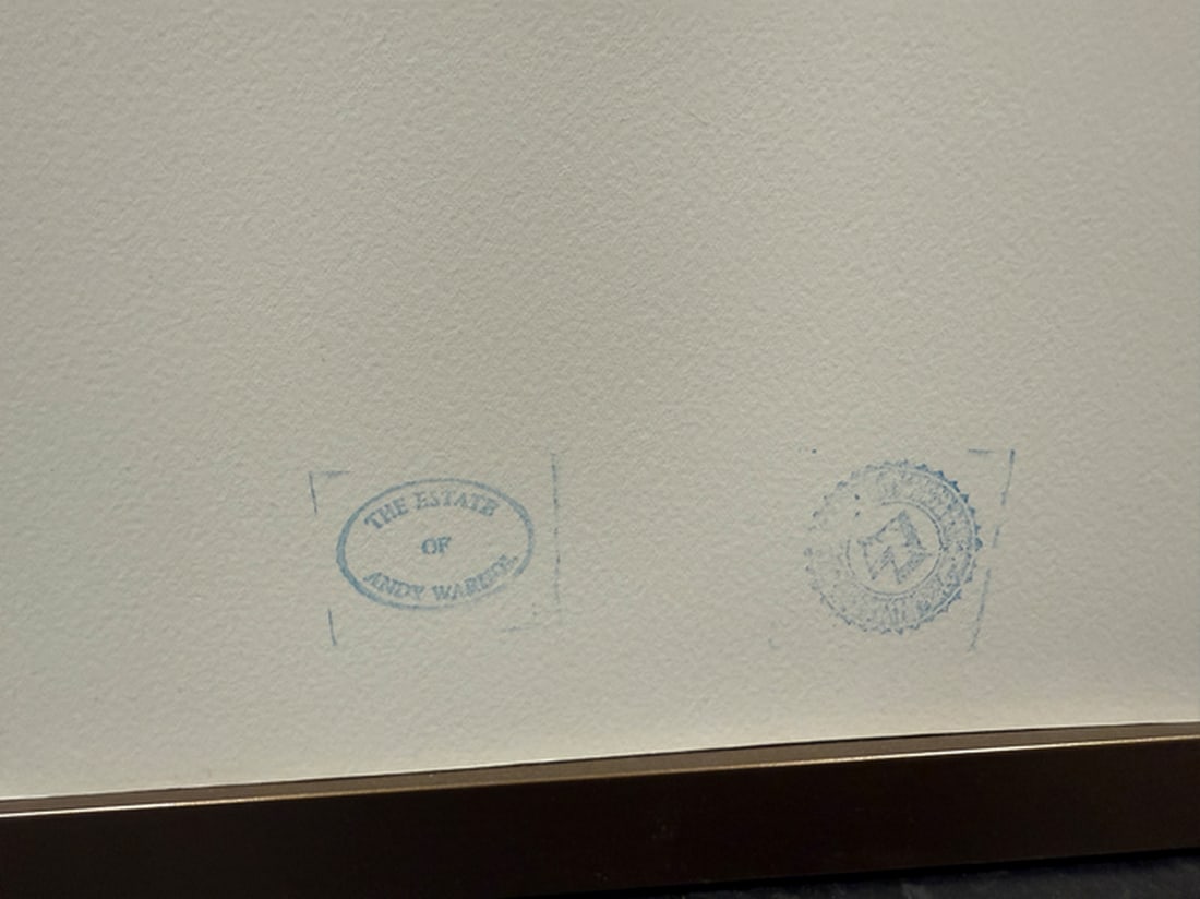 Andy Warhol, (After) Original Print, Limited Edition, Seal, Hand signed And Numbered - 4