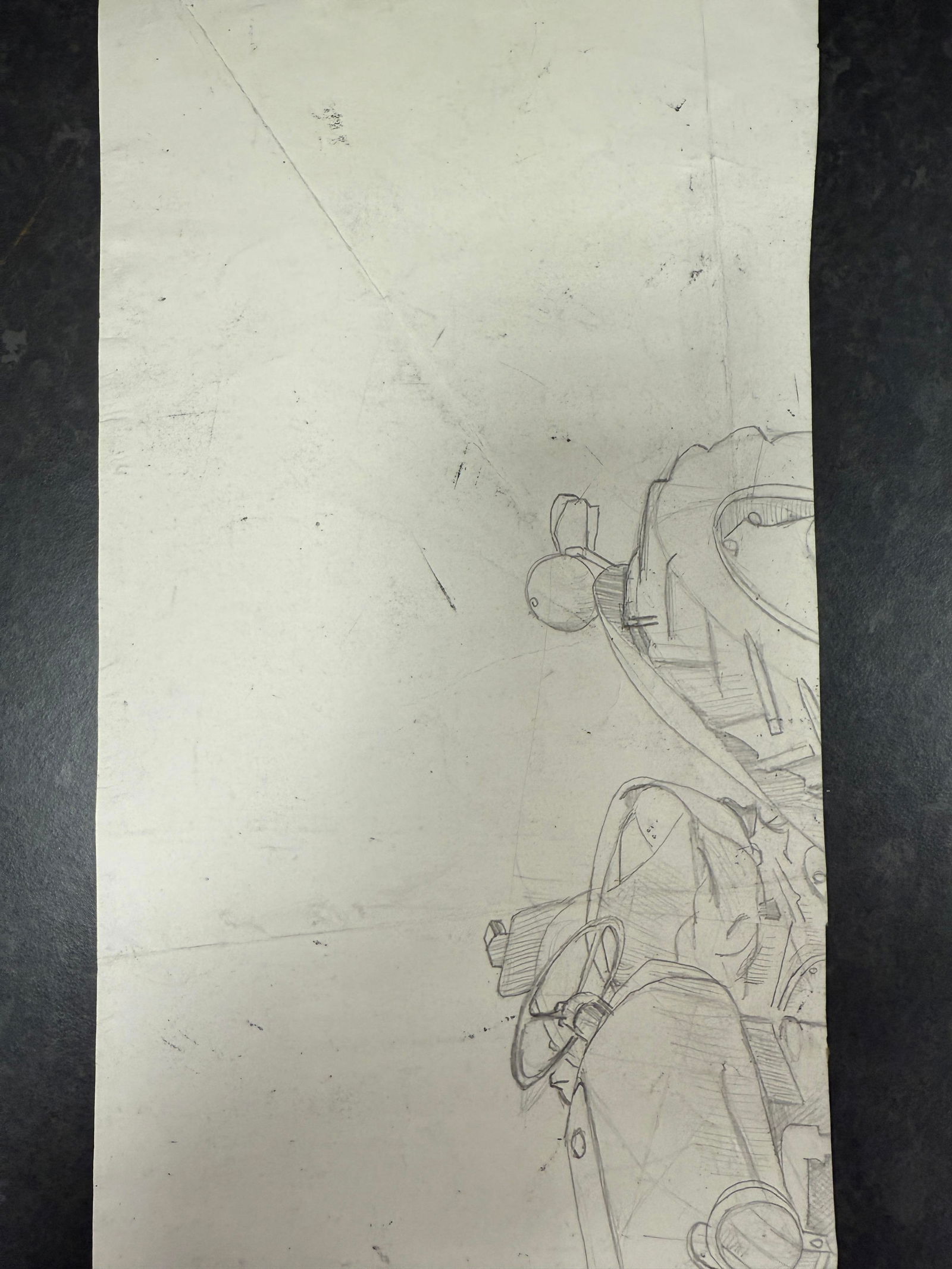 Lowry, Original, Drawing, Rare, Hand Signed and dated, - 5