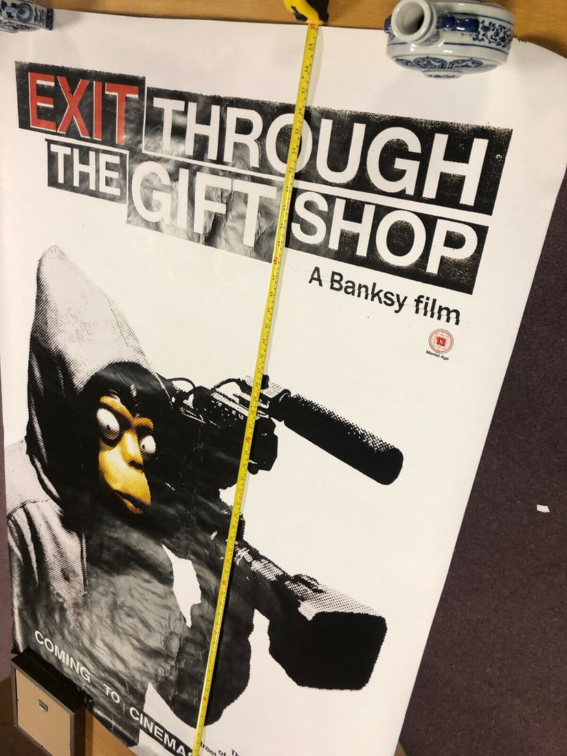 BANKSY- EXIT THROUGH THE GIFT SHOP OFFICIAL CINEMA POSTER 2010 - 4