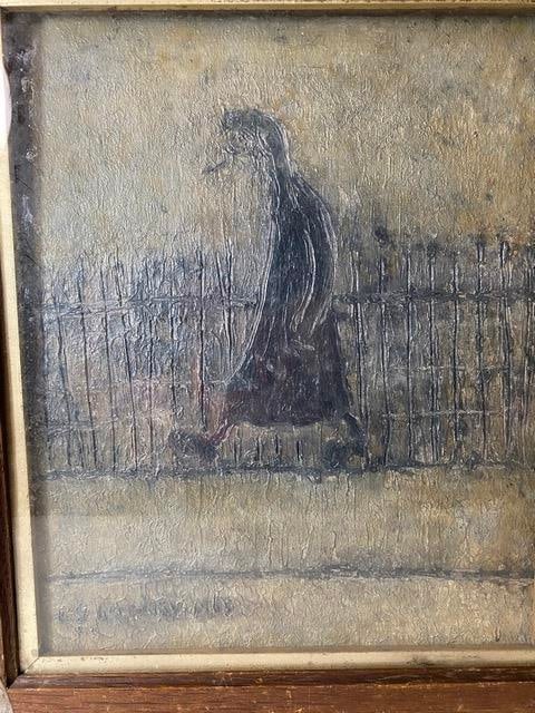 Lowry, “Lost Treasure”, Hand Signed, 1963, Original, Oil Painting, - 2