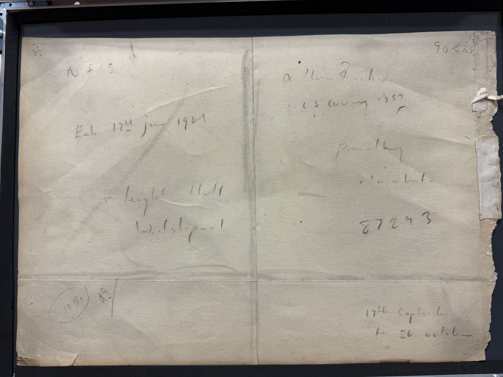 Lowry, Old Man 1960's, Original, Drawing, Hand Signed - 7