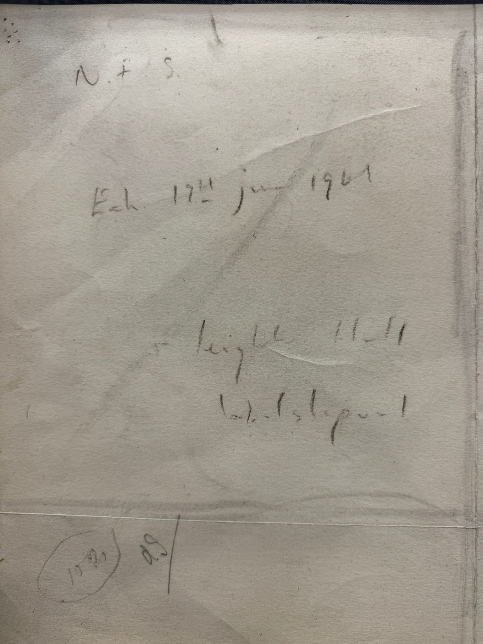 Lowry, Old Man 1960's, Original, Drawing, Hand Signed - 8