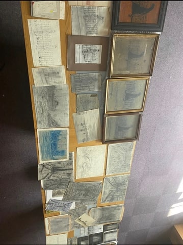 Lowry, “Lost Treasure”, Signed, Original, Drawing, Oil Pintings, Job Lot, - 10