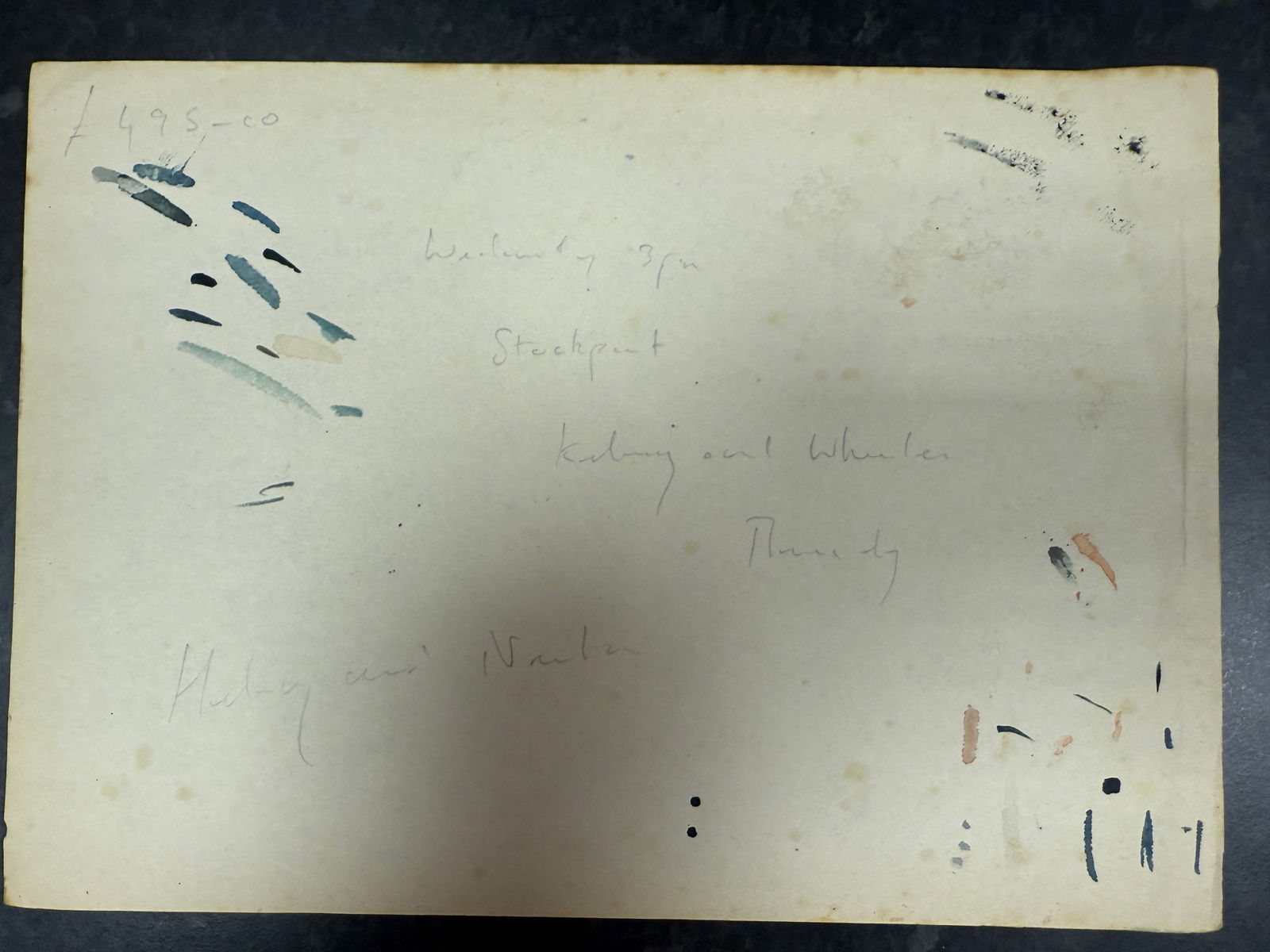 Laurence Stephen Lowry, 1949 Original, Drawing, Rare, Hand Signed and dated, - 4