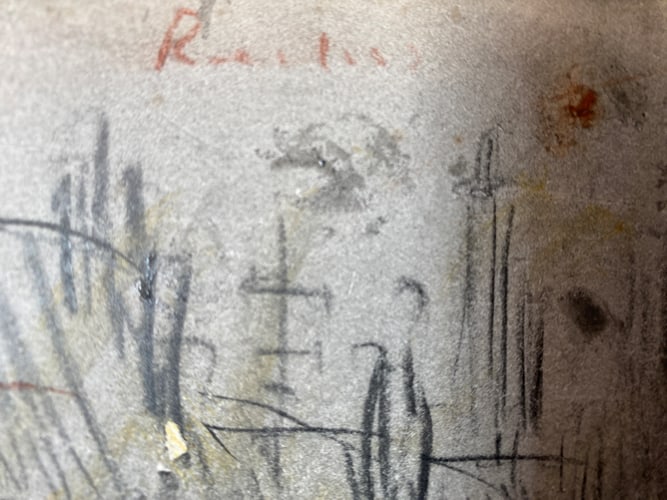 Laurence Stephen Lowry, 1950, Original, Drawing, Hand Signed, - 4