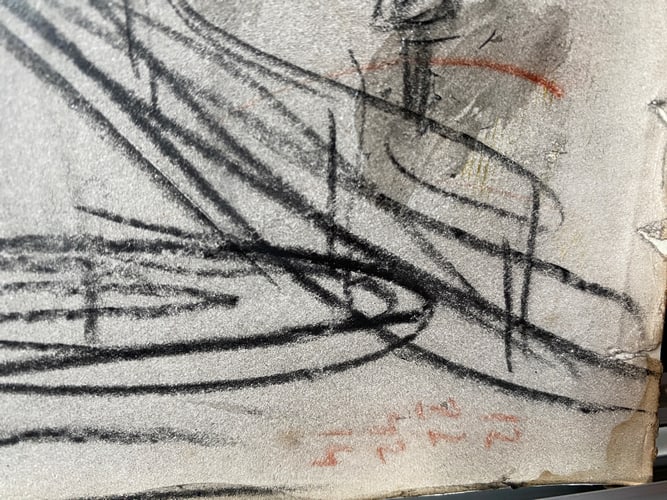 Laurence Stephen Lowry, 1950, Original, Drawing, Hand Signed, - 5