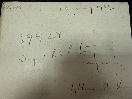 L.S.Lowry, Original, Drawing, Rare, Hand Signed and dated, - 11