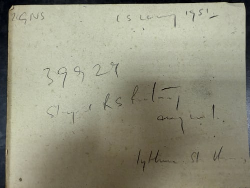 L.S.Lowry, Original, Drawing, Rare, Hand Signed and dated, - 12