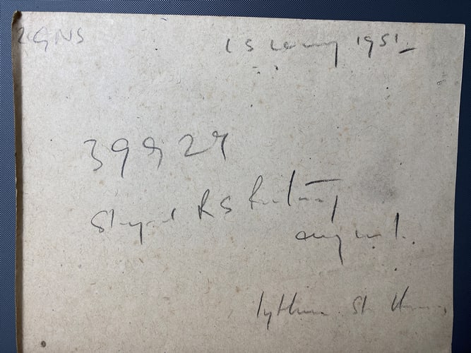 L.S.Lowry, Original, Drawing, Rare, Hand Signed and dated, - 7