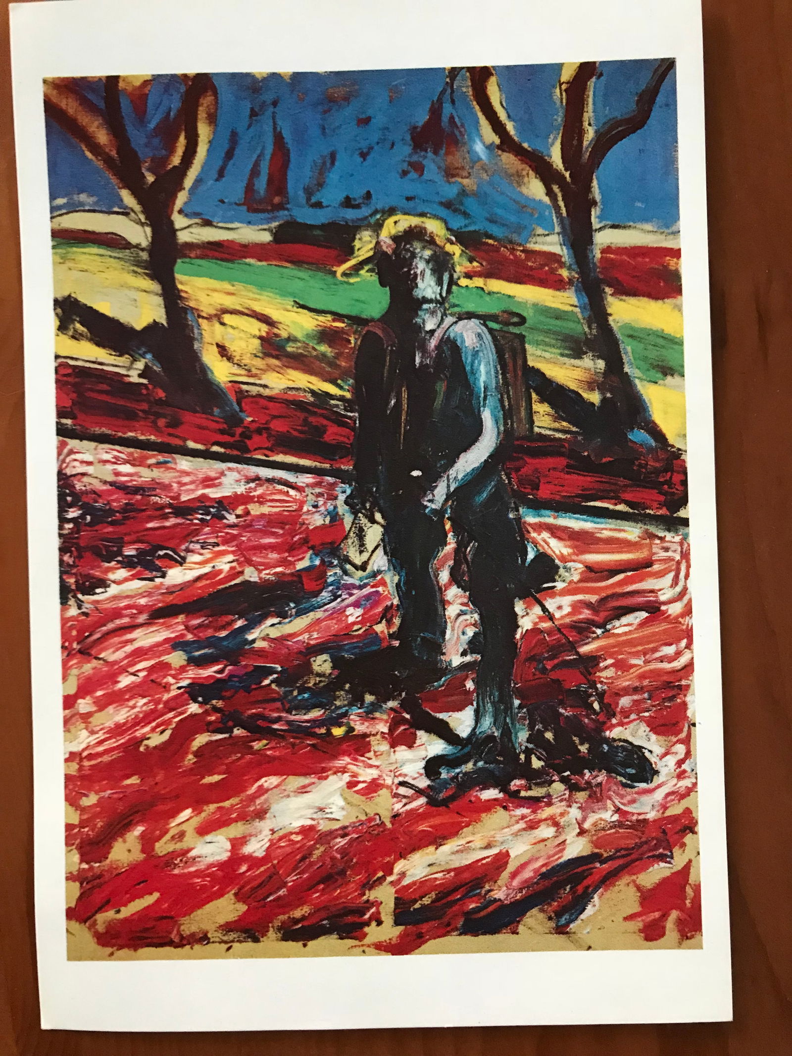 Francis Bacon, Portrait Of Van Gogh, Hand Signed, Original, COA. Invoice, - 2