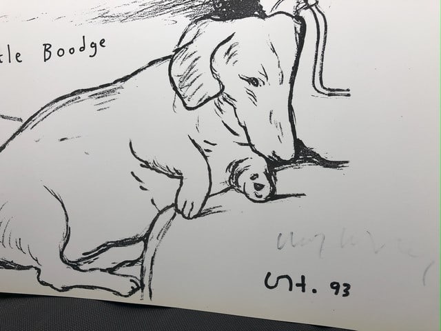 David Hockney. Little Boodge Is A 1993 lithograph. - 2