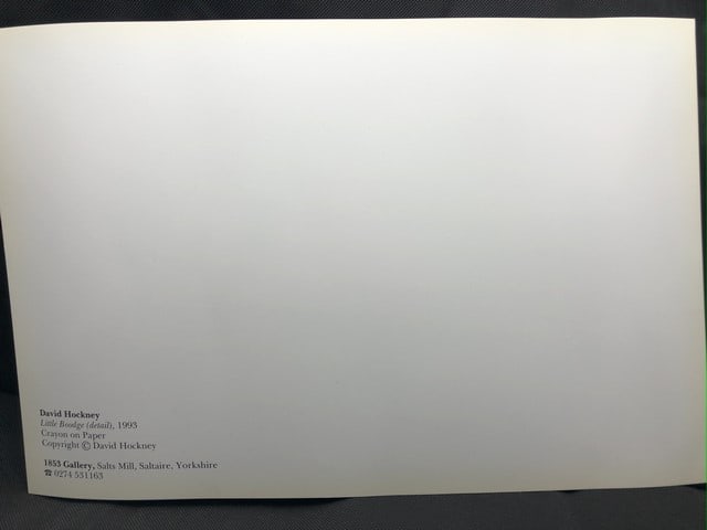 David Hockney. Little Boodge Is A 1993 lithograph. - 5