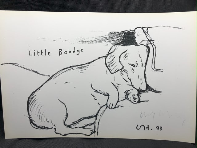 David Hockney. Little Boodge Is A 1993 lithograph. - 7