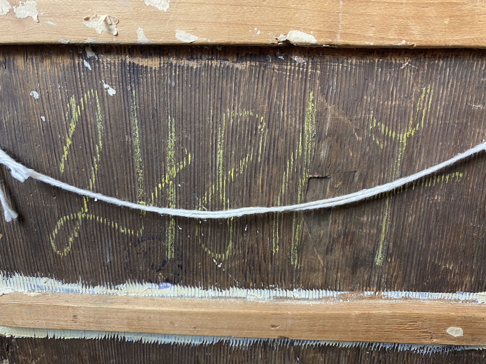 Original Oil Painting, (“In the manner of”) On Wood Art stamped, Seal, - 10