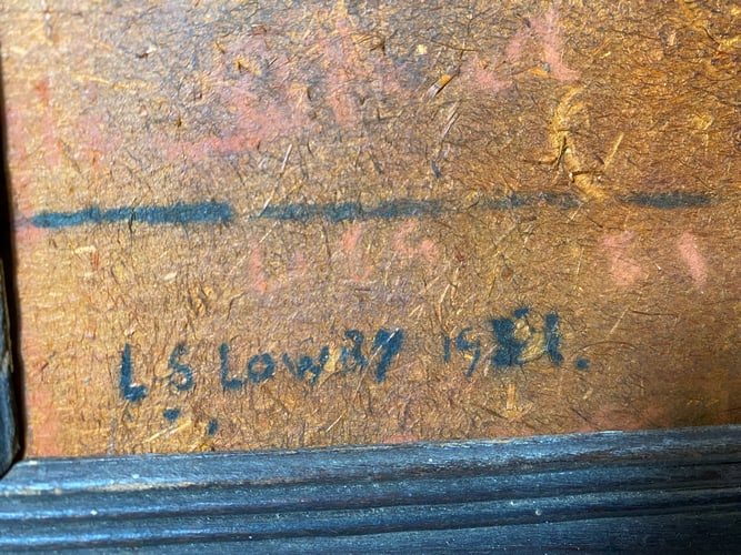 Lowry, 1964, Original, Drawing, Hand Signed, - 4