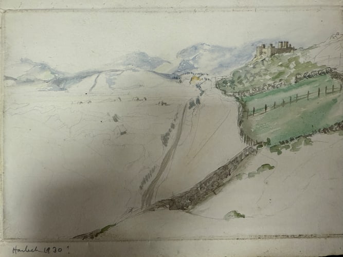 Sheila Fell, Original, Drawing, Rare, Hand Signed and dated, friend Of Artist Lowry - 2