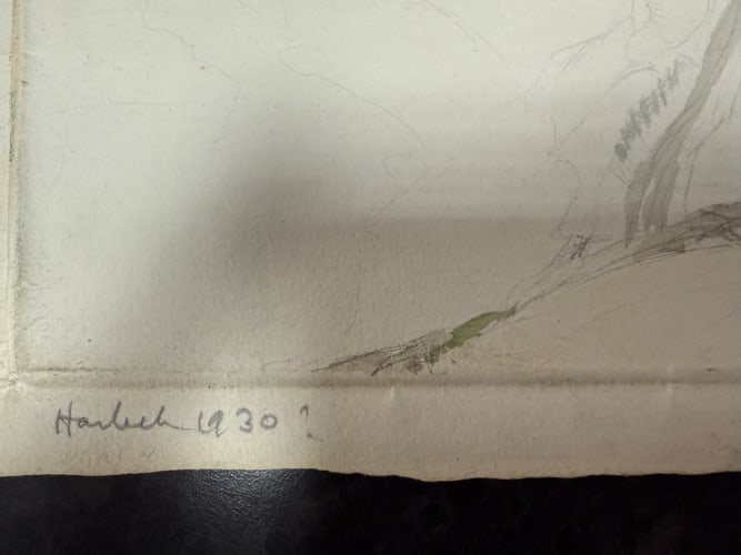 Sheila Fell, Original, Drawing, Rare, Hand Signed and dated, friend Of Artist Lowry - 3