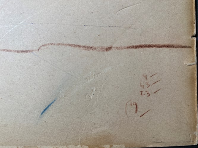 Lowry, 1959, Original, Drawing, Hand Signed, - 6