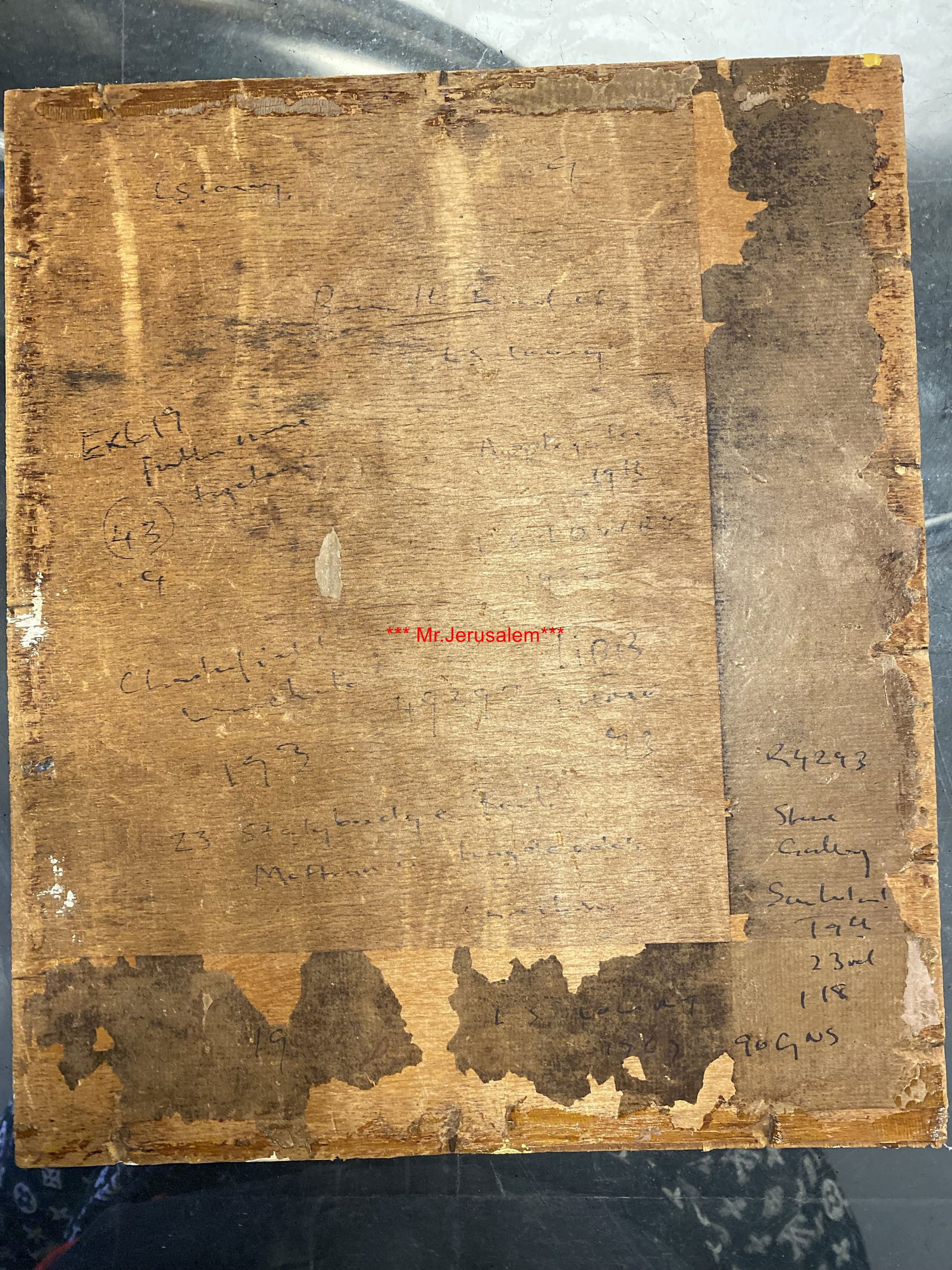 Lowry, 1963, Original, Oil Painting, Hand Signed, - 8