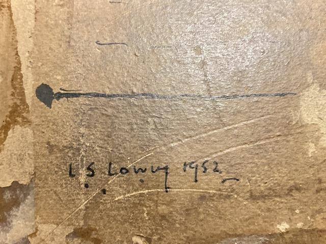 Lowry, 1952, Original, Drawing, Hand Signed, - 6