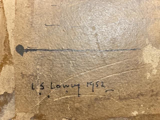 Lowry, 1952, Original, Drawing, Hand Signed, - 7