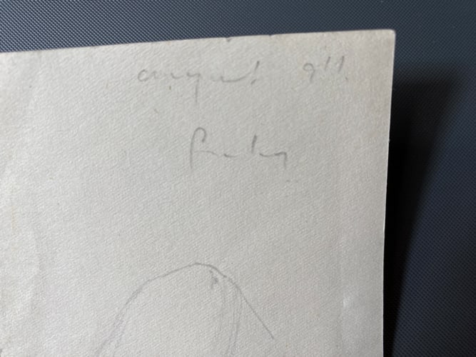 Laurence Stephen Lowry, 1938, Original, Drawing, Rare, Signed and dated, - 6